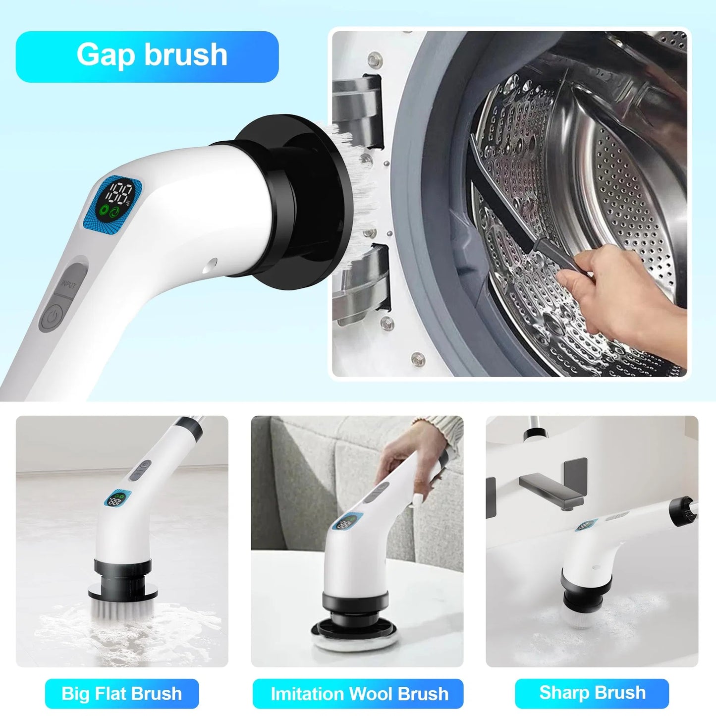 SpinPro 7-in-1 Electric Scrubber