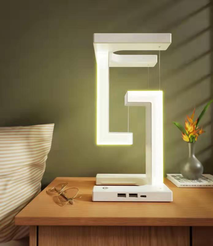 Magnetic Balance LED Desk Lamp with Wireless Charging