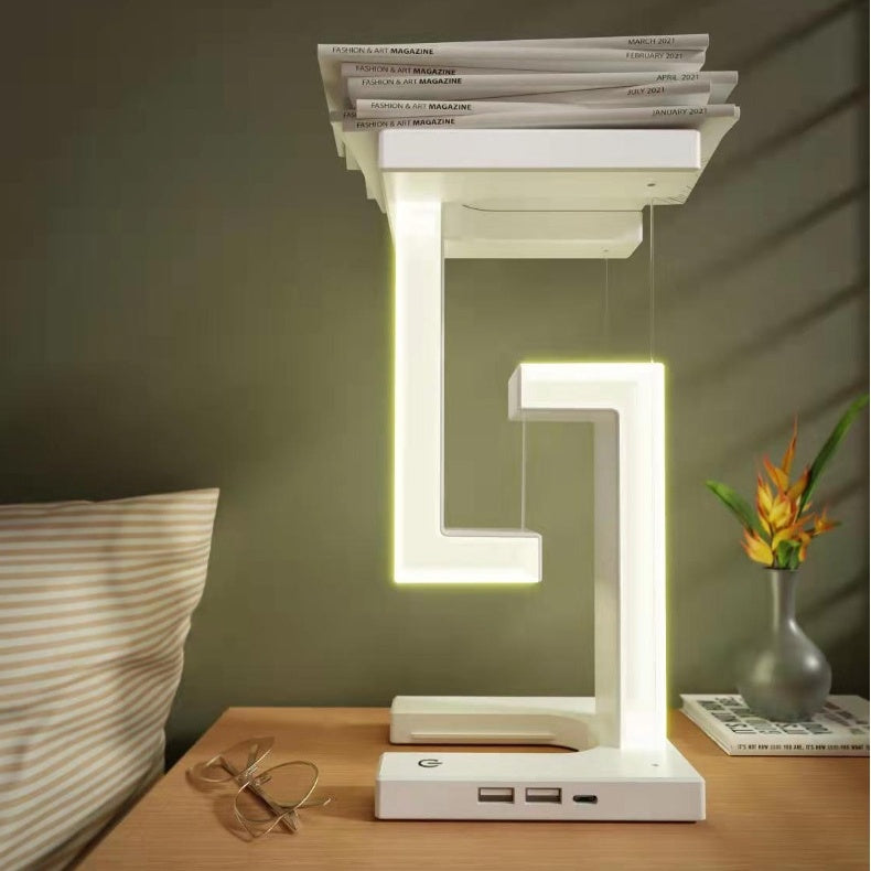 Magnetic Balance LED Desk Lamp with Wireless Charging