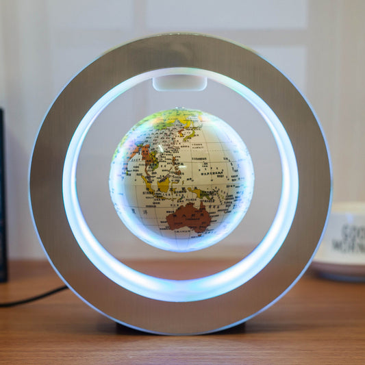 Floating LED Globe – Magnetic Levitation World Map Light