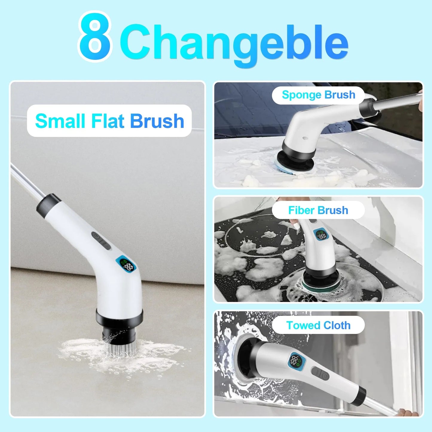 SpinPro 7-in-1 Electric Scrubber