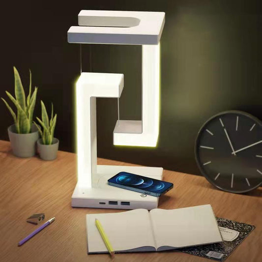 Magnetic Balance LED Desk Lamp with Wireless Charging